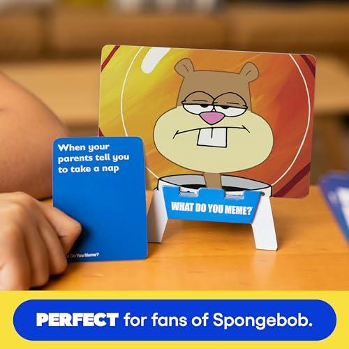 WHAT DO YOU MEME? WHAT DO YOU MEME? Spongebob Squarepants Expansion Pack - Family Card Games for Kids and Adults