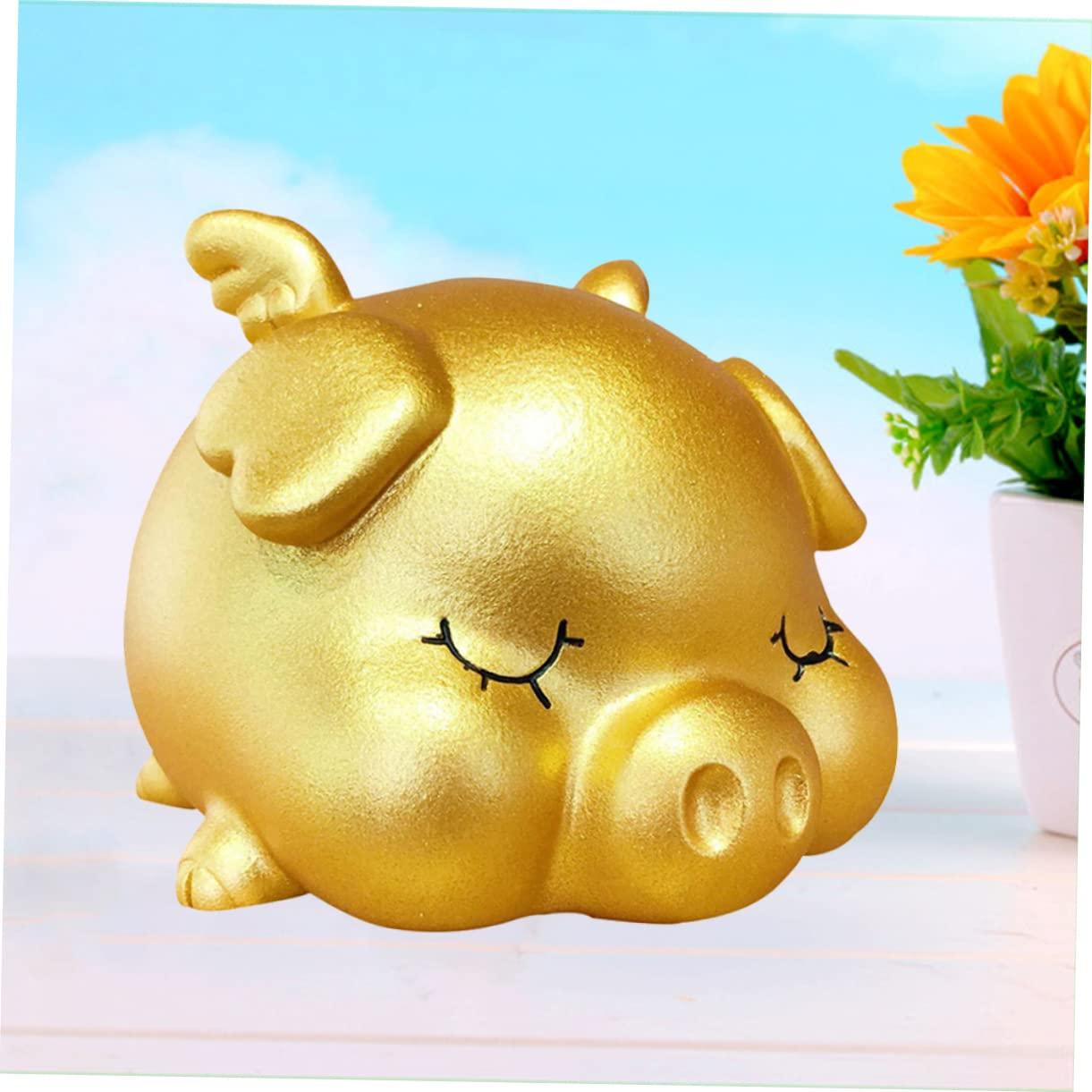 WOONEKY WOONEKY Money Bank Large Piggy Bank Clear Piggy Bank Alcancia Breakable Piggy Bank Piggy Bank Girls Piggy Bank for Adults Must Break to Open Piggy Bank for Boys Money Pot Child Lucky