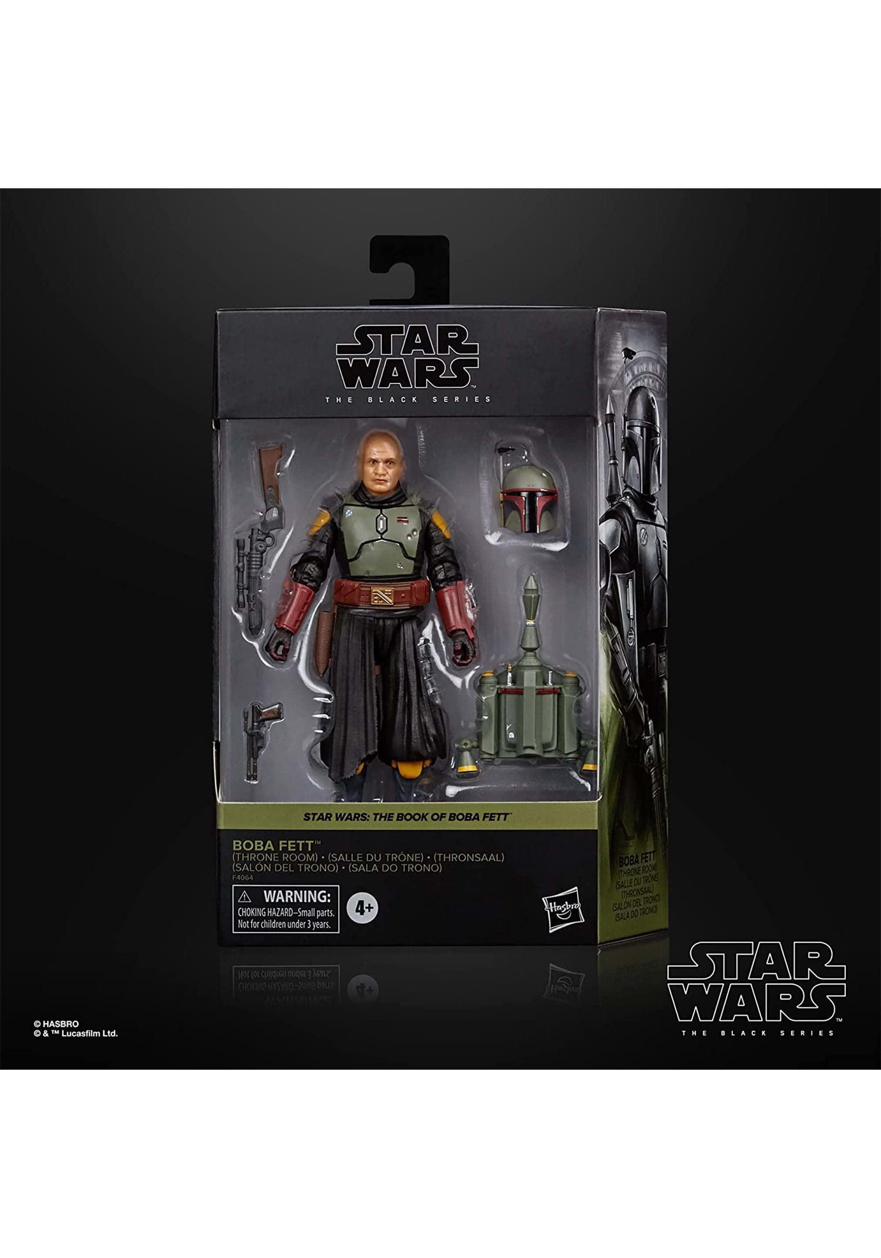 STAR WARS STAR WARS The Black Series Boba Fett (Throne Room) Toy 6-Inch-Scale The Book of Boba Fett Collectible Figure, Kids Ages 4 and Up