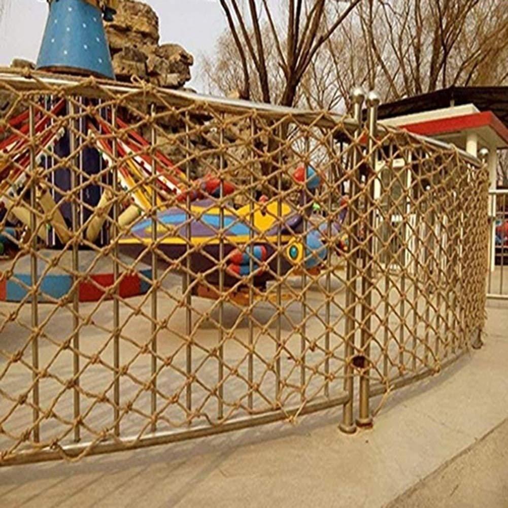 Hynet Balcony Protective Net, Kids Safety Net Playground Railing Safe Rope Net Heavy Duty Climbing Anti Falling Net Tear Resistance (Size : 2 * 5m(7 * 16ft))