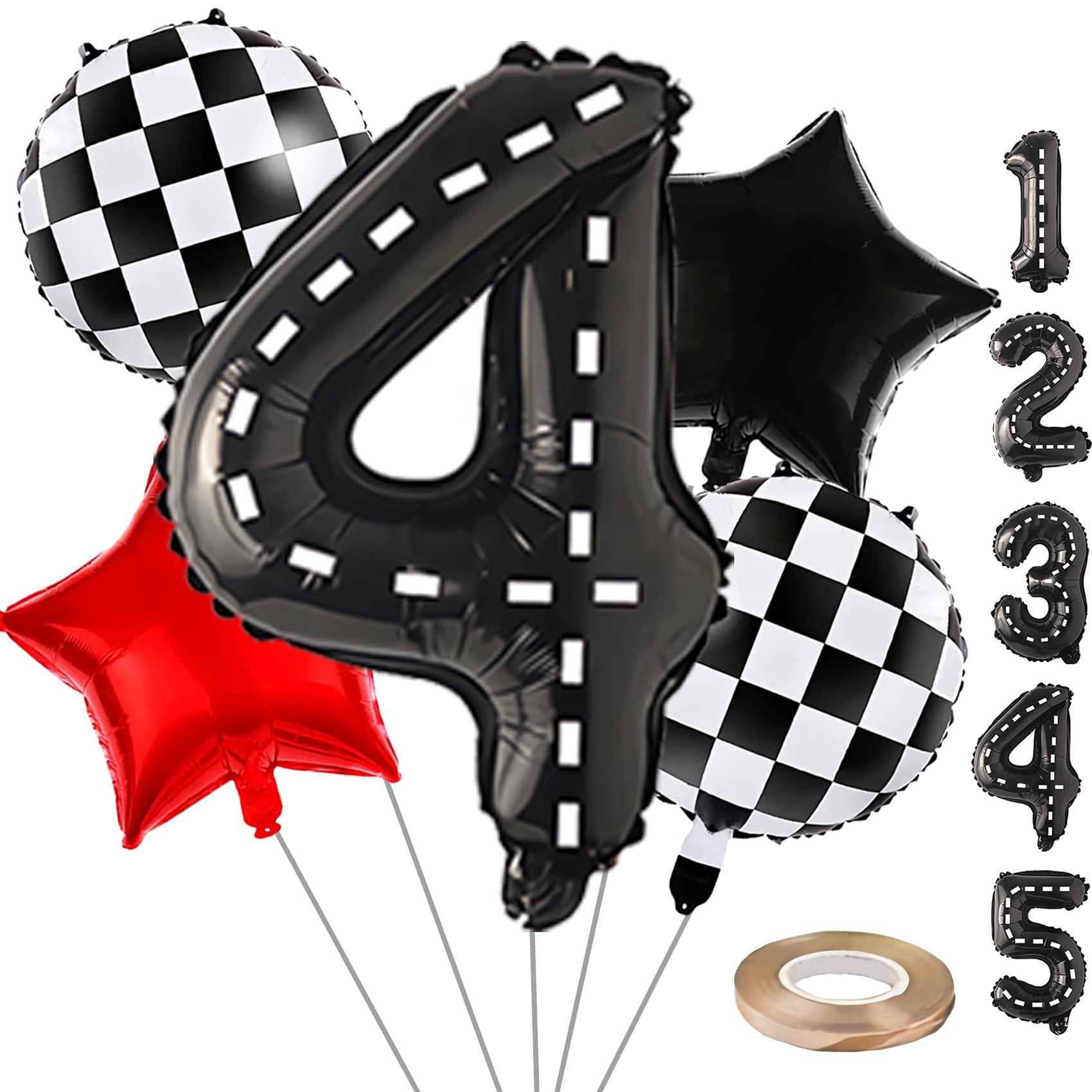 Zoranala Foil Heart Balloon Heart Shaped Balloons -12Pcs Love Mylar Balloons,18\'\' Balloons for Engagement Party Decorations,Mother\'s Day Decorations Baby Shower Wedding Birthday Anniversary Party (Black 5)