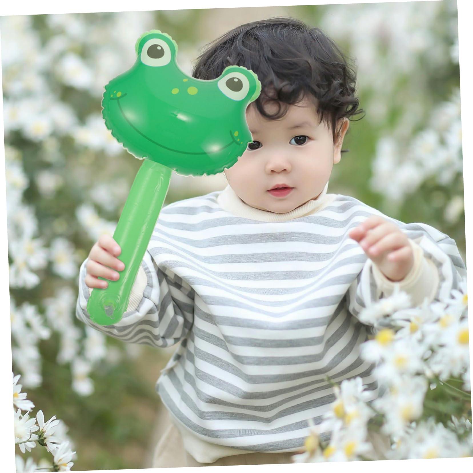 PRETYZOOM PRETYZOOM 10pcs Children\'s Inflatable Toys Balloon Toy Hammer Toy Blowing up Hammer Inflatable Mallet Pool Party Hammer Inflatable Hammer Party Favors Party Inflatable Toys Pool Toys