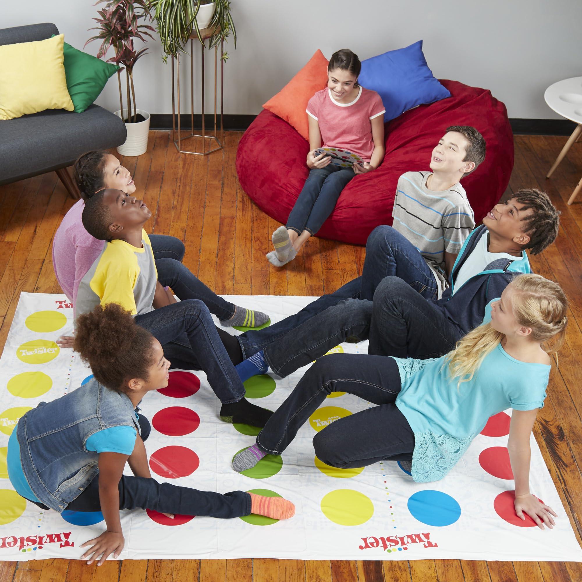 Hasbro Gaming Hasbro Gaming Twister Ultimate: Bigger Mat, More Colored Spots, Family, Kids Party Game Age 6+; Compatible with Alexa (Amazon Exclusive)