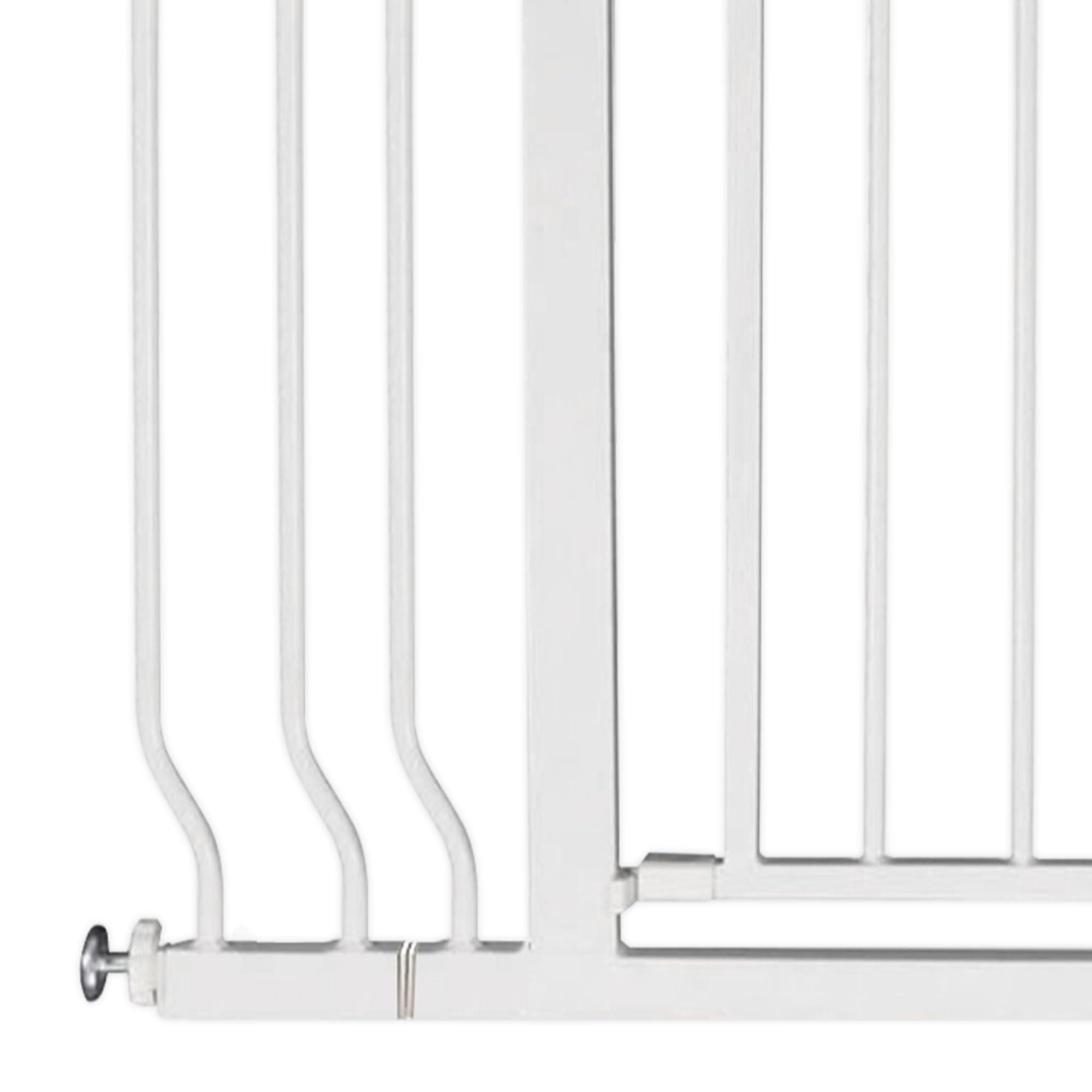 BalanceFrom BalanceFrom Easy Walk-Thru Safety Gate for Doorways and Stairways with Auto-Close/Hold-Open Features, 36-Inch Tall, Fits 29.1 - 43.3 Inch Openings, White