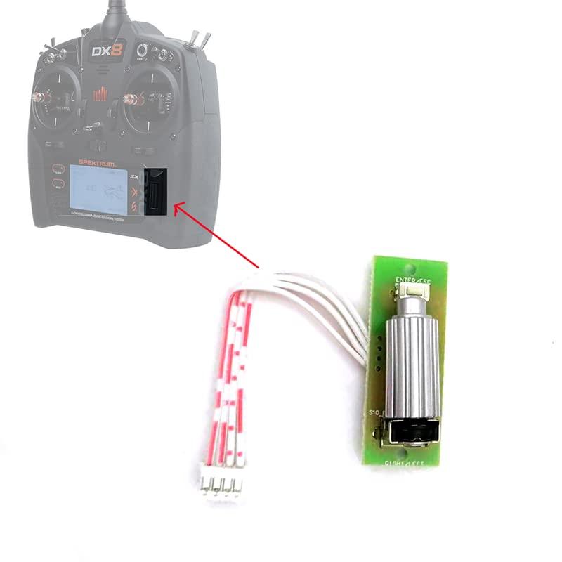 STARC STARC Roller Plate Scroll Wheel Part for Spektrum dx6i dx7 dx8 mkron i6 hobbyking Orange ORX T-SIX, Black