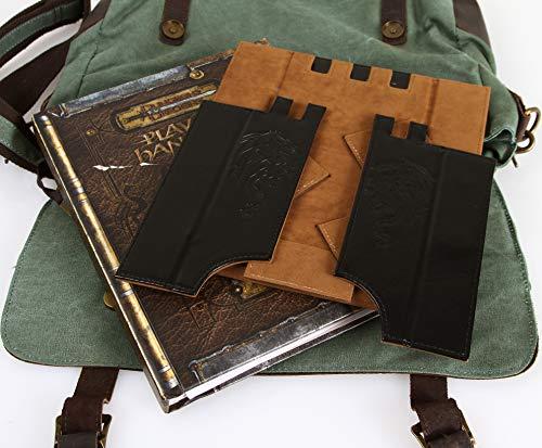 Forged Dice Co. Forged Dice Co. Draco Castle Foldable Dice Tray and Dice Tower - Foldable DND Dice Tray and Dice Rolling Tray Tower - Perfect for Dungeons and Dragons RPG and Tabletop Gaming - Brown