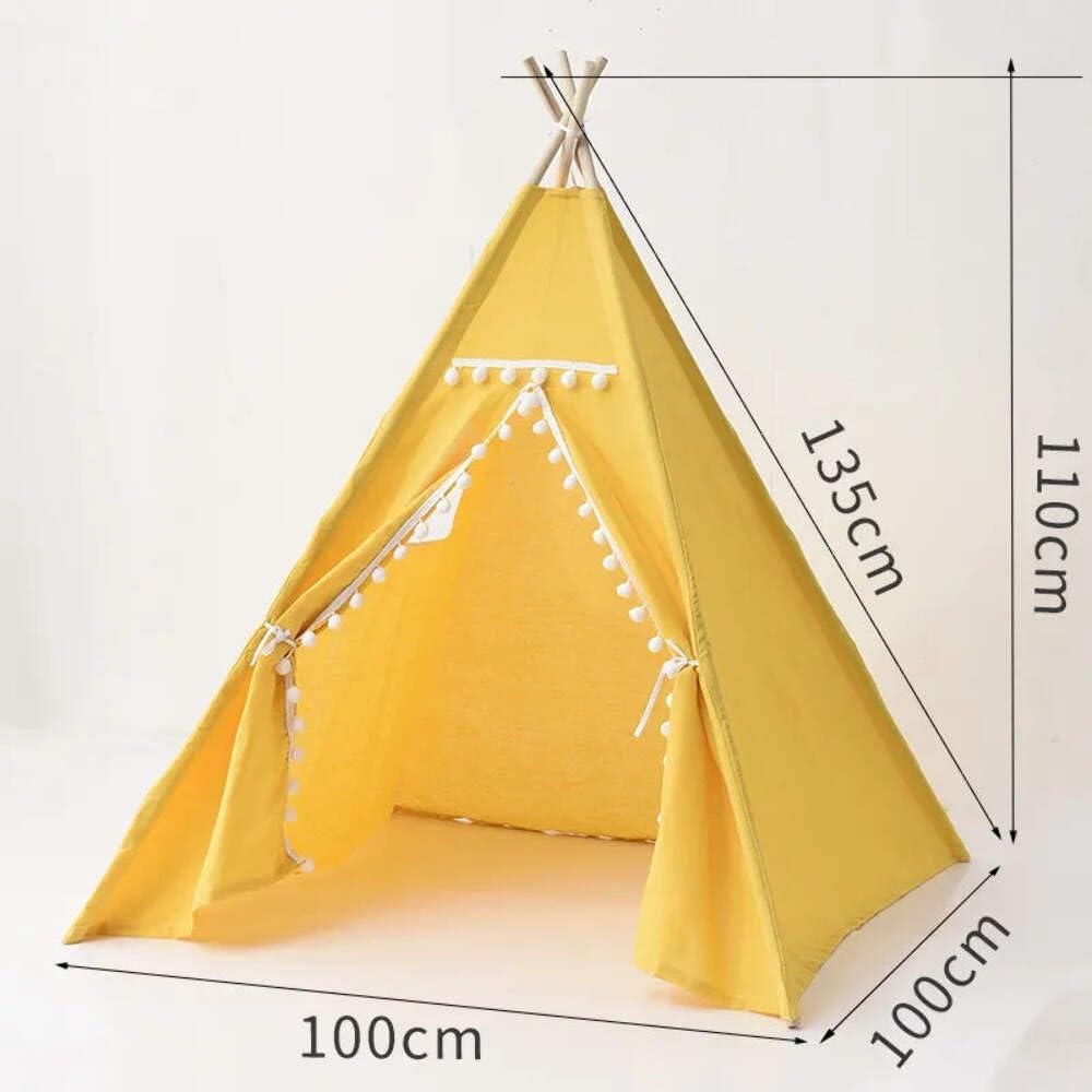 RocketBaby RocketBaby Yellow Teepee Play Tent Yellow Tent
