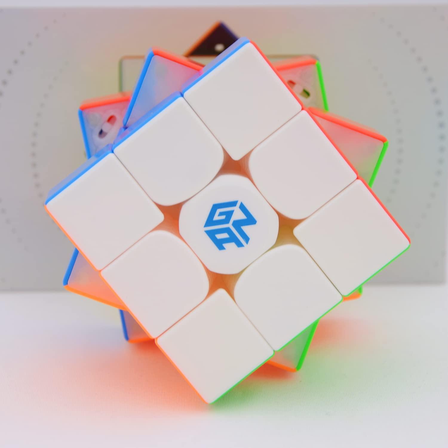 Bukefuno Bukefuno GAN 11 M Pro 3x3 Magnetic Speed Magic Cube stickerless GAN11M Pro 3x3x3 Puzzle Magic Cube(GAN11 M Pro Primary Color Kernel Version)