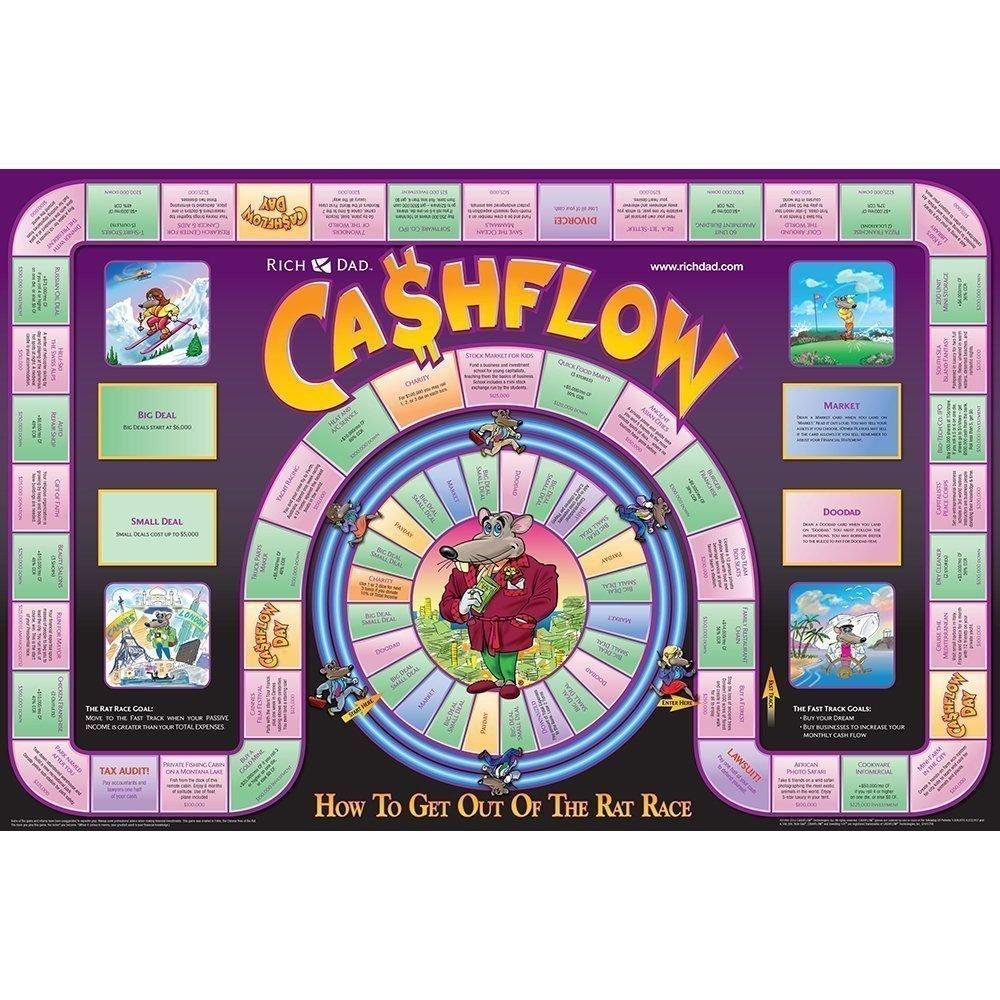 CASHFLOW CashFlow 101 game - CashFlow Board Game by Rich Dad Poor Dad Robert Kiyosaki + FREE Expedited Shipping