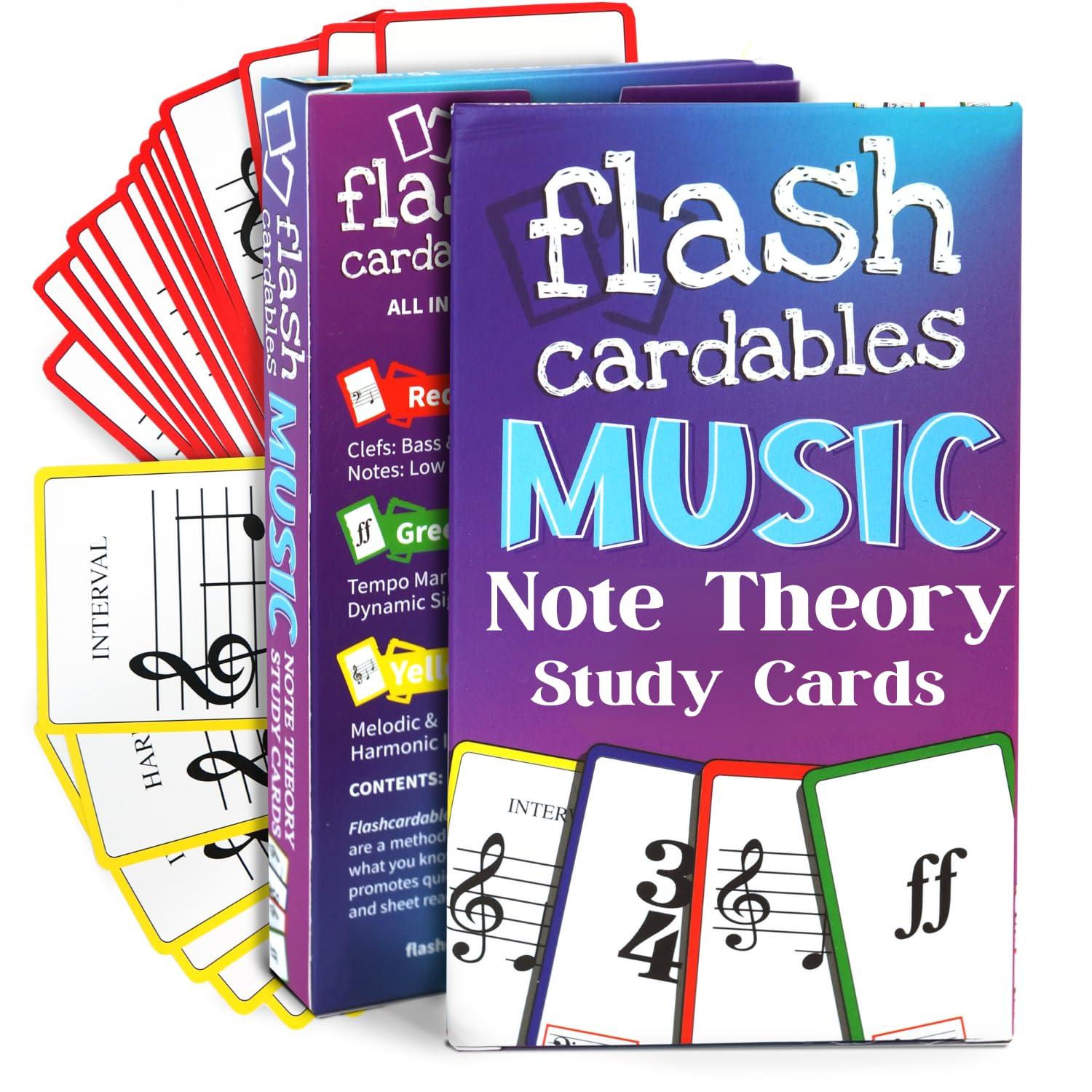 flashcardables Flashcardables Premium Music Flash Cards
