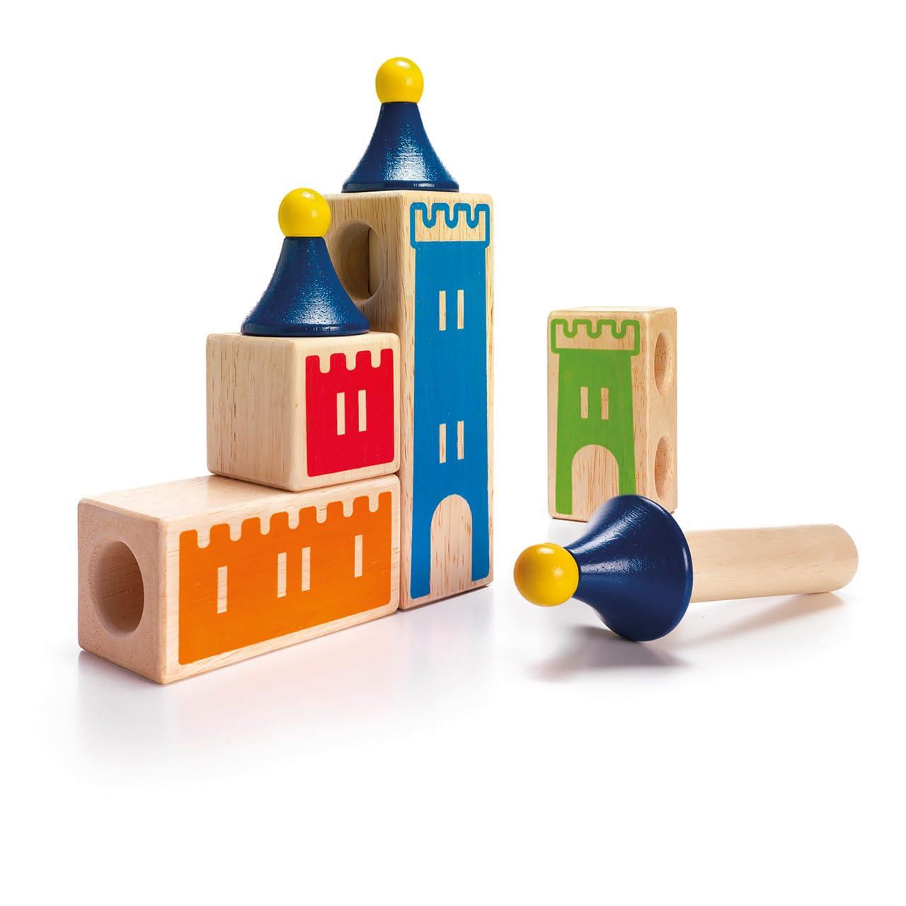 SmartGames SmartGames Castle Logix Wooden Cognitive Skill-Building Puzzle Game featuring 48 Playful Challenges for Ages 3+