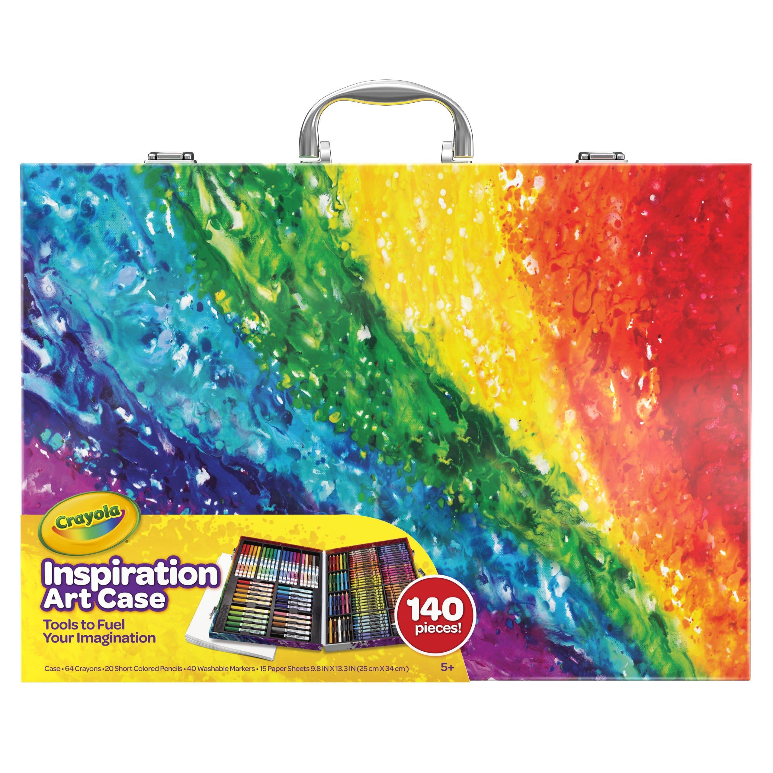 Crayola Crayola Inspiration Art Case Coloring Set - Space (140ct), Art Kit For Kids, Toys for Girls & Boys, Art Set, Gift for Kids [Amazon Exclusive]