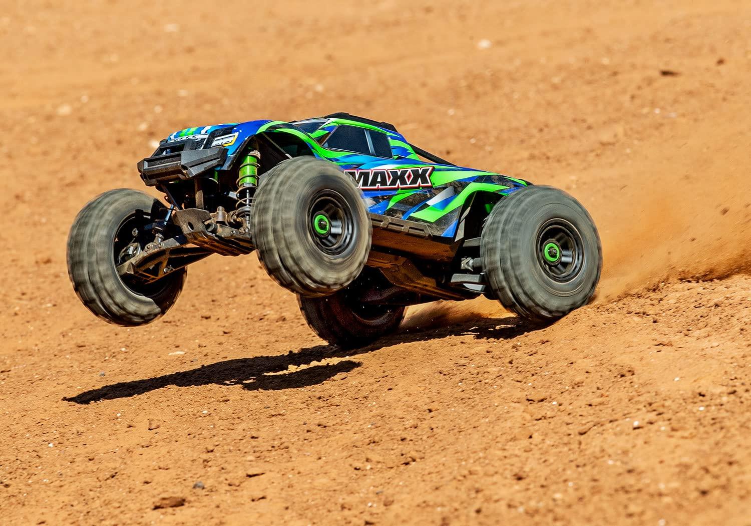 Traxxas TRAXXAS Maxx Wide Green 1:10 RC Model Car Monster Truck 4WD RTR 2.4GHz