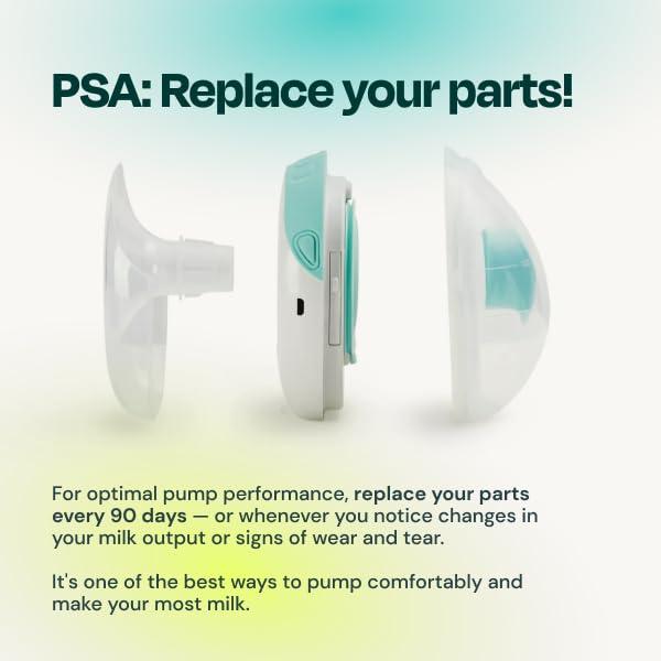 Willow Willow Go - Wearable Breastfeeding Pump w/Case Grey & Milk Cooler in Purple- Hands Free Breast Pump - Electric, Cordless - 9 Levels of Hospital Grade Suction Strength, & App Compatible