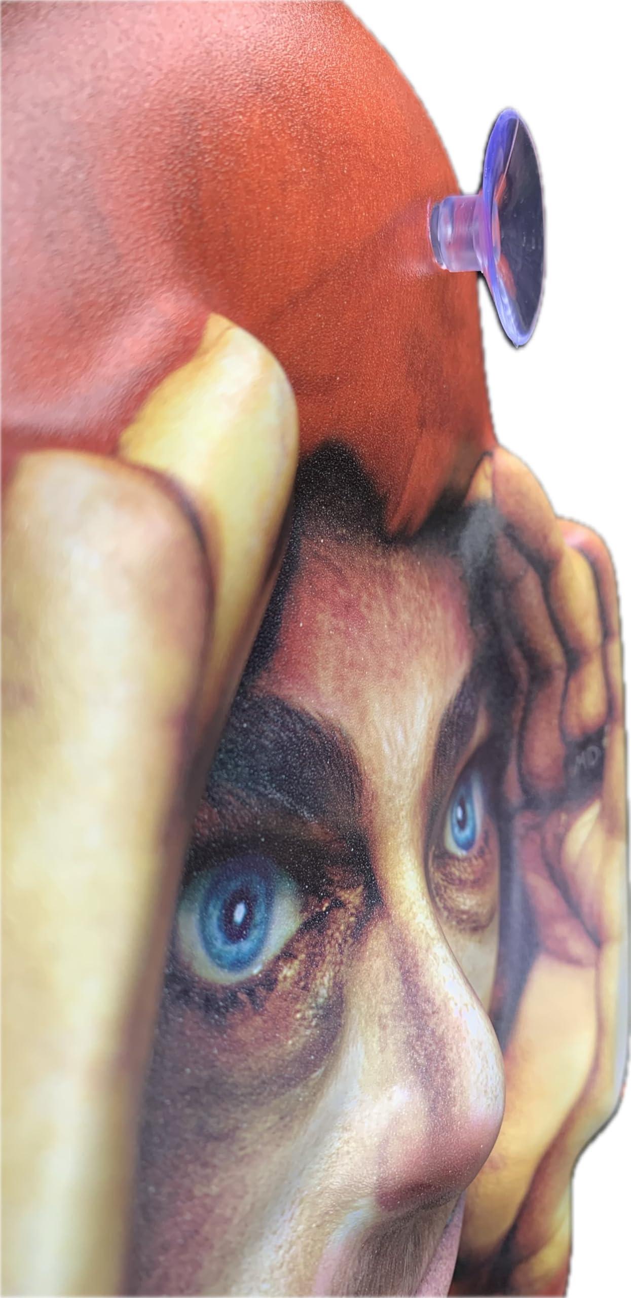 Forum Novelties Scary Peeper Menacing Creep Cling Peeping Tom Hanging Window Halloween Decoration Suction Cup Mask Prank Novelty Gag Gift Creepy Creeper Spooky Man Face