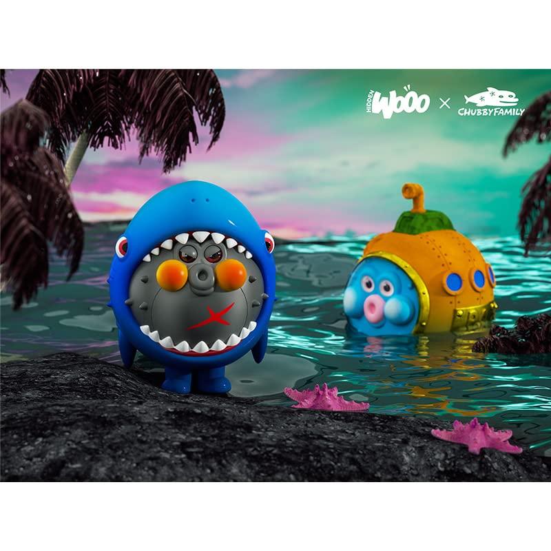 (Hidden Wooo) HIDDEN WOOO x CHUBBY FAMILY CHUBBYPOPO Ocean Series ORIGIN VER. PVC Trading Figure, Box of 9
