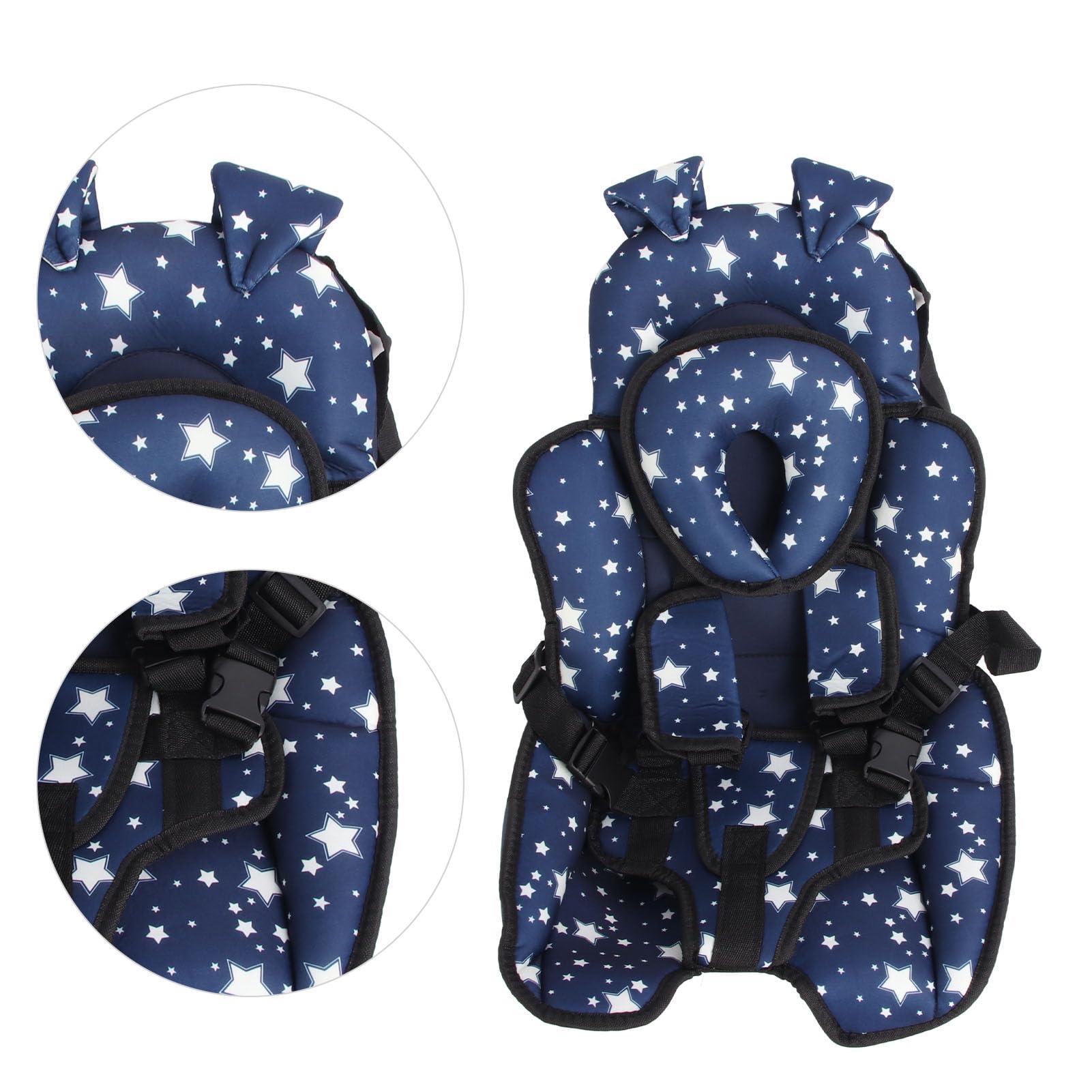 Fockety Infant Car Seat Insert, 2 in 1 Extra Soft Baby Car Seat Cushion, Breathable Car Seat Head Support, Car Seat Head and Body Support for Newborn, for Carseat, Strollers, Bouncer