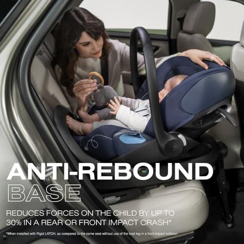 Cybex Cybex Cloud G Comfort Extend Infant Car Seat with Anti-Rebound Base, Linear Side Impact Protection, Latch Install, Ergonomic Full Recline, Extended Leg Rest