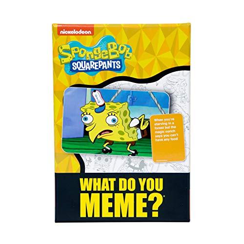 WHAT DO YOU MEME? WHAT DO YOU MEME? Spongebob Squarepants Expansion Pack - Family Card Games for Kids and Adults