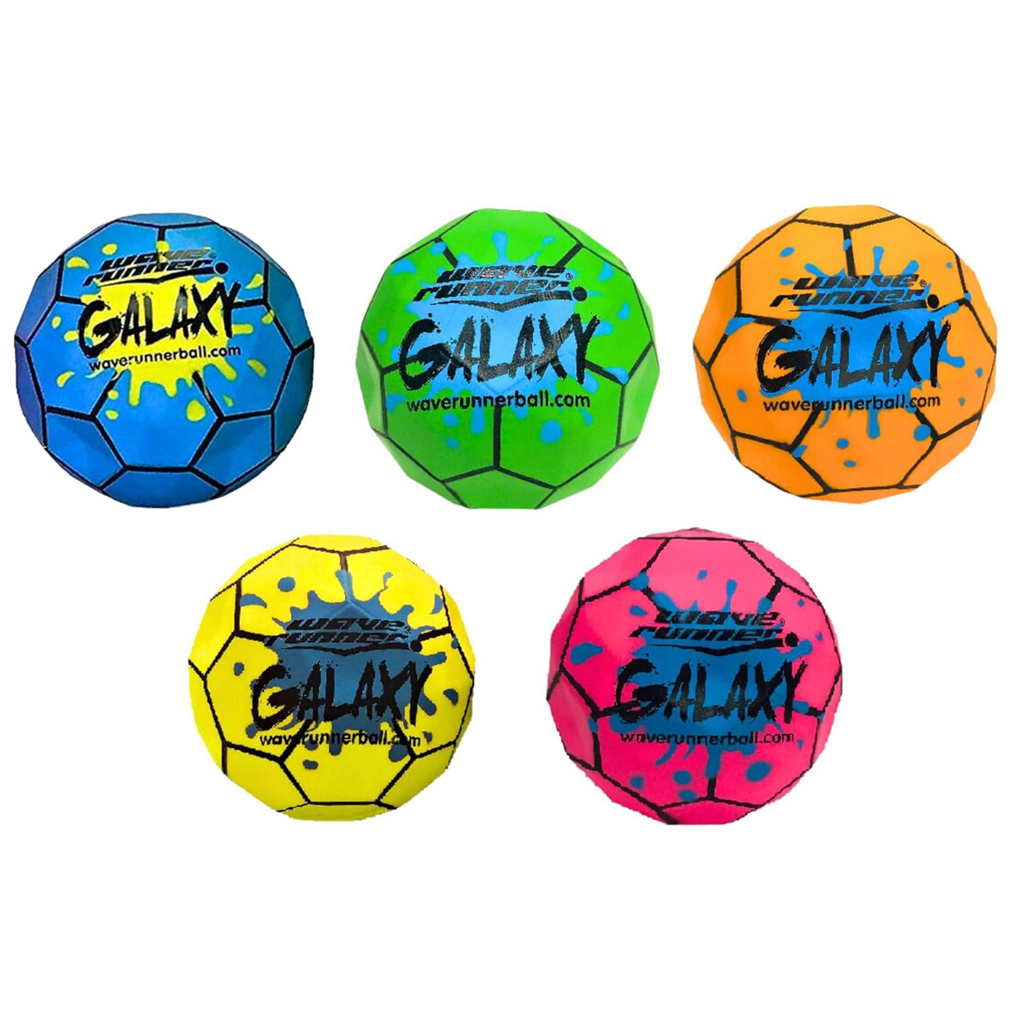 Wave Runner Wave Runner Galaxy Bounce Ball - Revolutionary Water Balls for Pool and Beach Fun, Ultimate Skipping and Bouncing Ball Pool Toy, Endless Summer Fun for Teens, Boys, Girls (4 Ball)