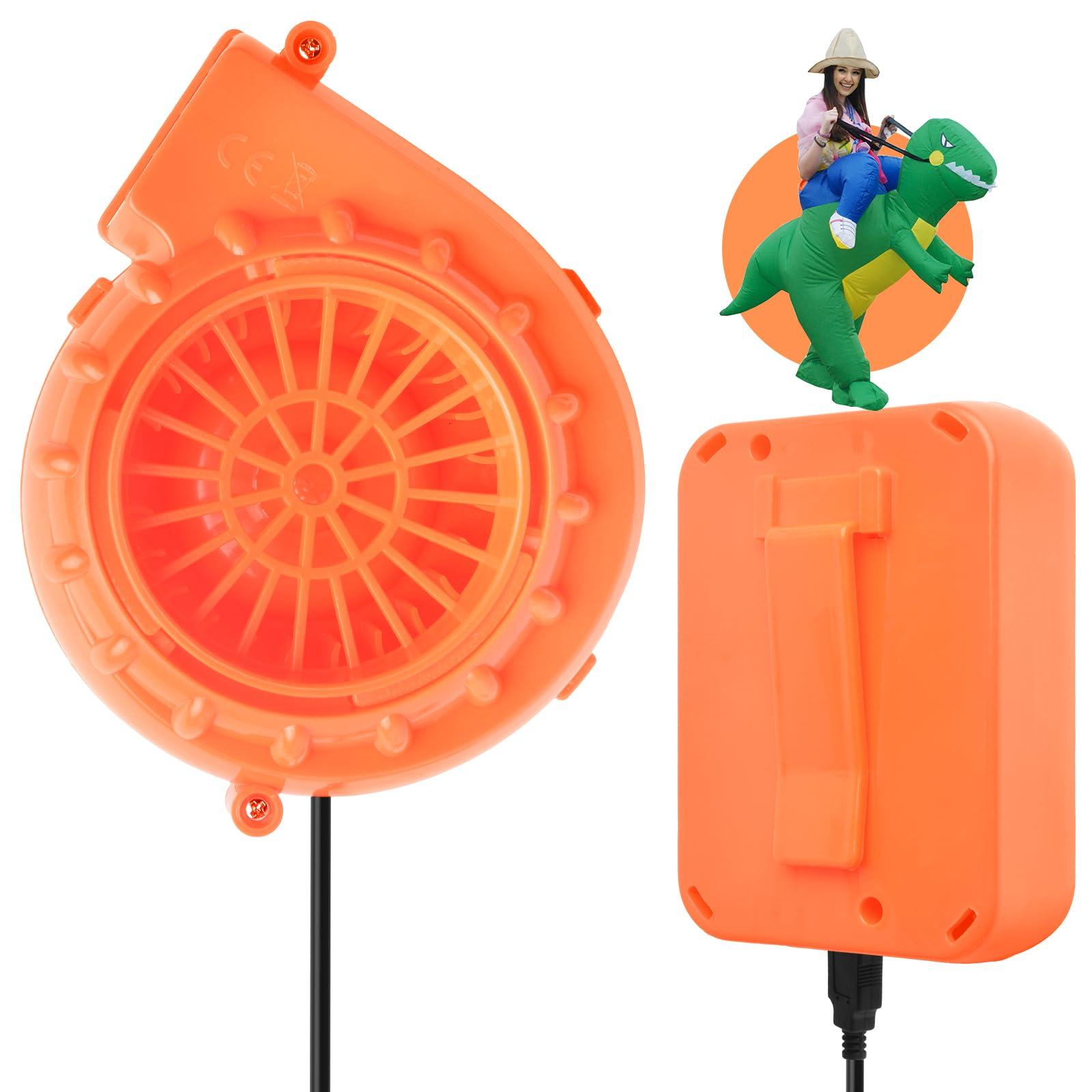 Bzeumk Inflatable Costume Fan Replacement, Dinosaur Pump Mini Blower Fan for Inflatable Costume Blow Up