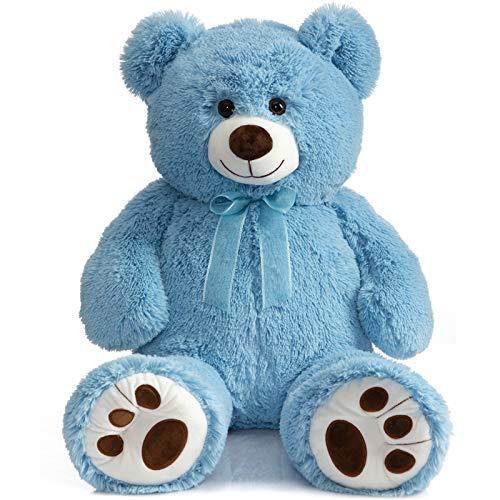 Big blue shop teddy bear