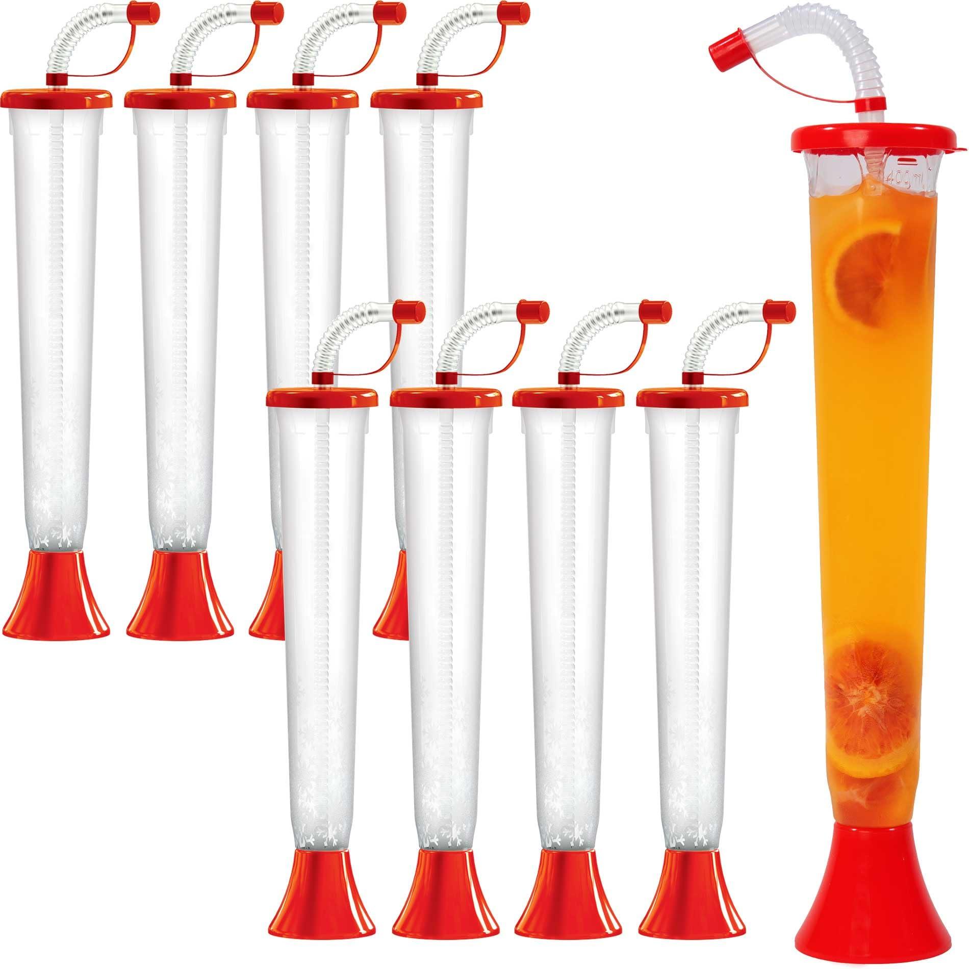 Sweet World USA Sweet World USA (108 Cups Party Yard Cups - 14oz - for Margaritas, Cold Drinks, Frozen Drinks, Kids Parties (Red)