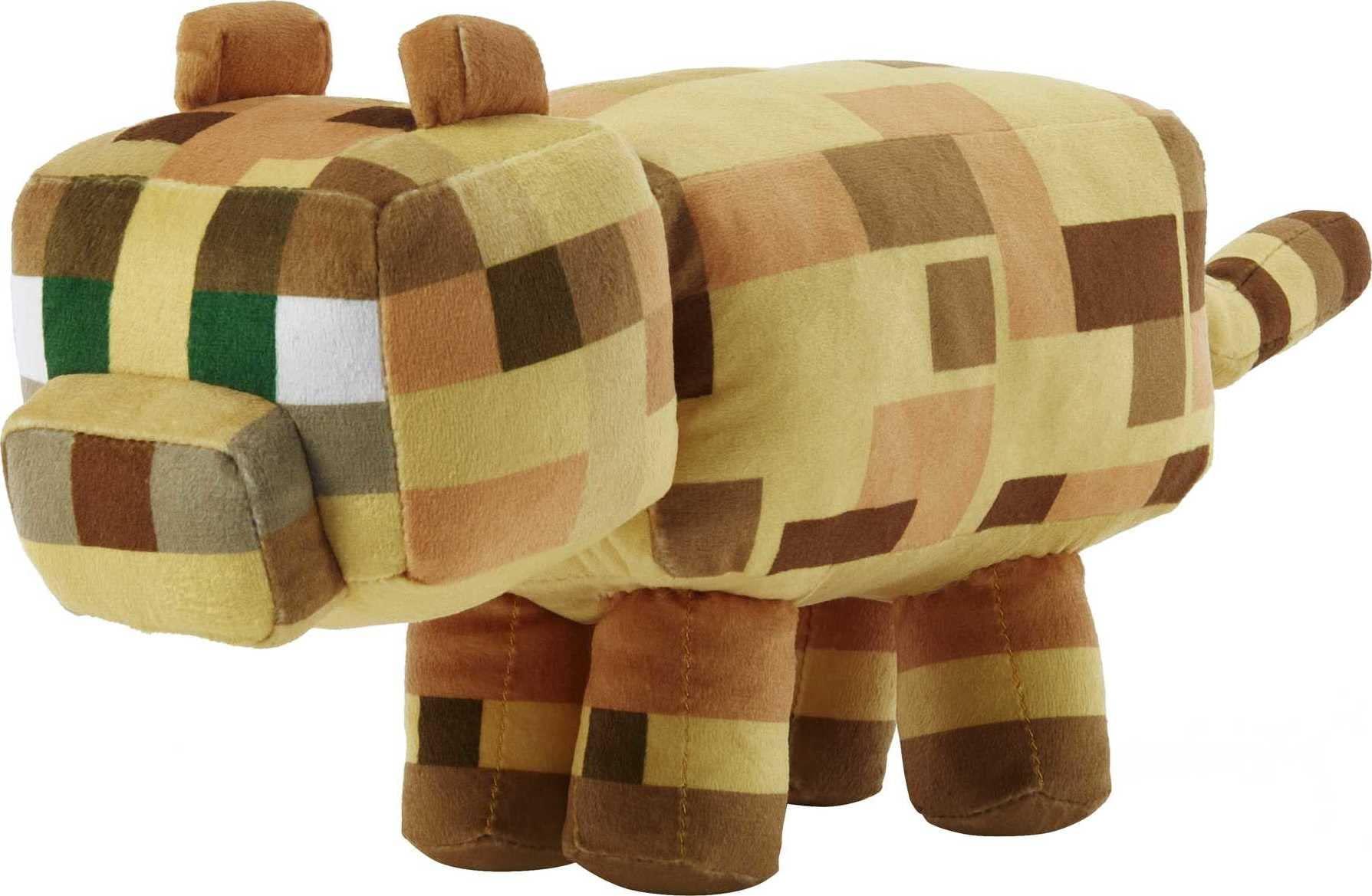 Mattel Mattel Minecraft Basic Plush Ocelot Soft Doll, Video Game-Inspired Collectible Toy for Kids & Fans Ages 3 Years Old & Up