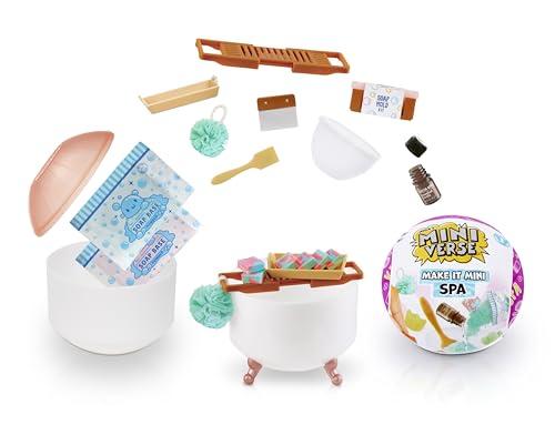 MGA's Miniverse MGA's Miniverse Make It Mini Spa (6 Pack), Mini Collectibles, Mystery Blind Packaging, DIY, Really Works, Real Spa Products, Collectors, 8+