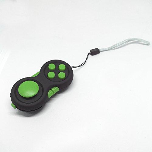 Ceavis Fidget Cube Ceavis Creative 6 Sides Dice Anti-anxiety and Depression Toys For Girl Boys Children Adults Christmas Gifts (Fidget Pad, Green)