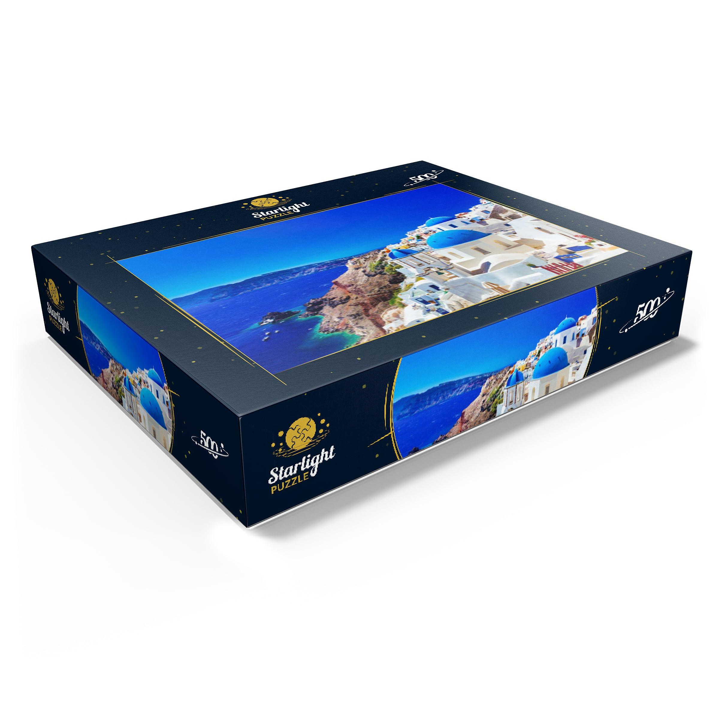 MyPuzzle.com MyPuzzle The Town of Oia On The Island of Santorini Greece - Premium 500 Piece Jigsaw Puzzle for Adults