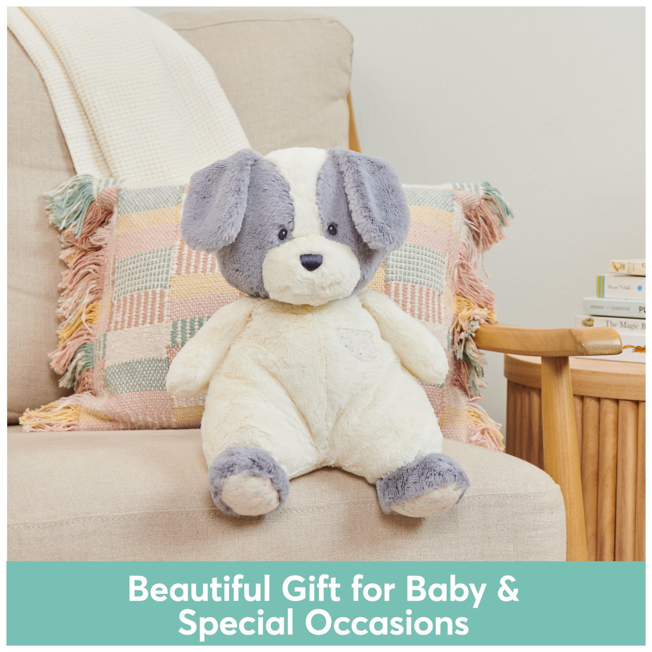 GUND GUND Baby Oh So Snuggly Puppy, Large Stuffed Animal Dog for Babies and Infants, Grey/White, 12.5
