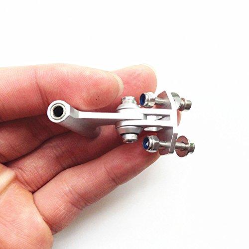 PerfectPlaza PerfectPlaza CNC 31mm Skeg Strut for 1/8" Prop Shaft Cable 75mm Rudder for Motor RC Boat RC#1195