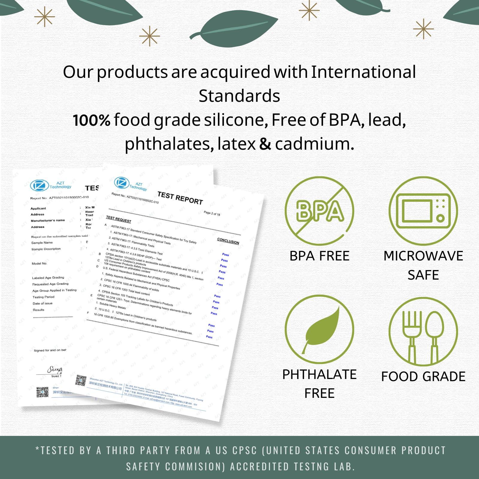 Mintlyfe Mintlyfe Snack Containers, Silicone Snack Cups for 6-12 Months Toddlers - Pack of 2 Food Grade Silicone Snack Cups with Grip Handle for Baby Led Weaning, Unbreakable (Sand/Natural)