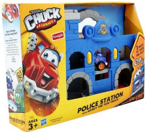 Playskool Tonka Chuck and Friends Police Station with Handy The Tow Truck