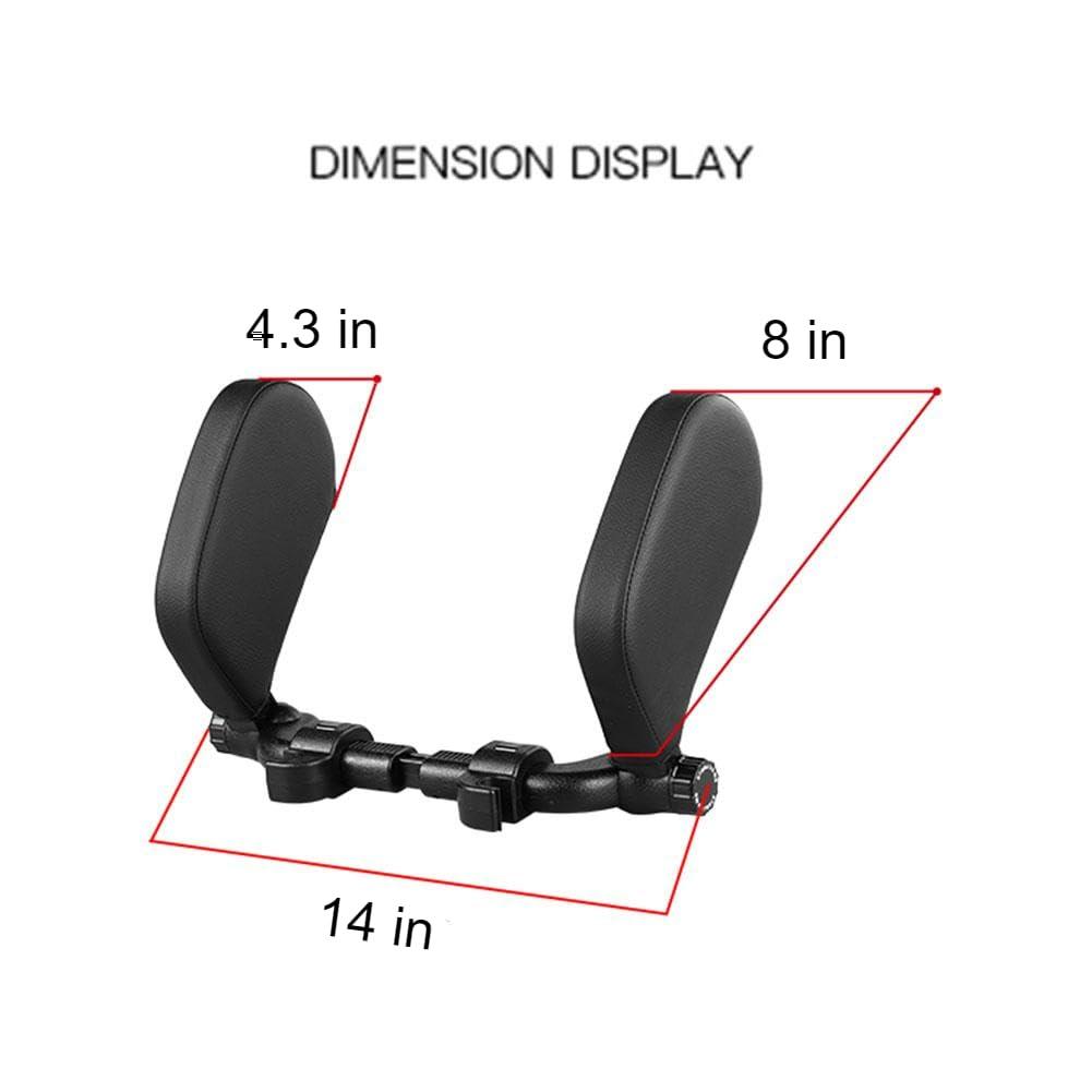 ToysCentral Basics Car Seat Headrest Pillow - Black