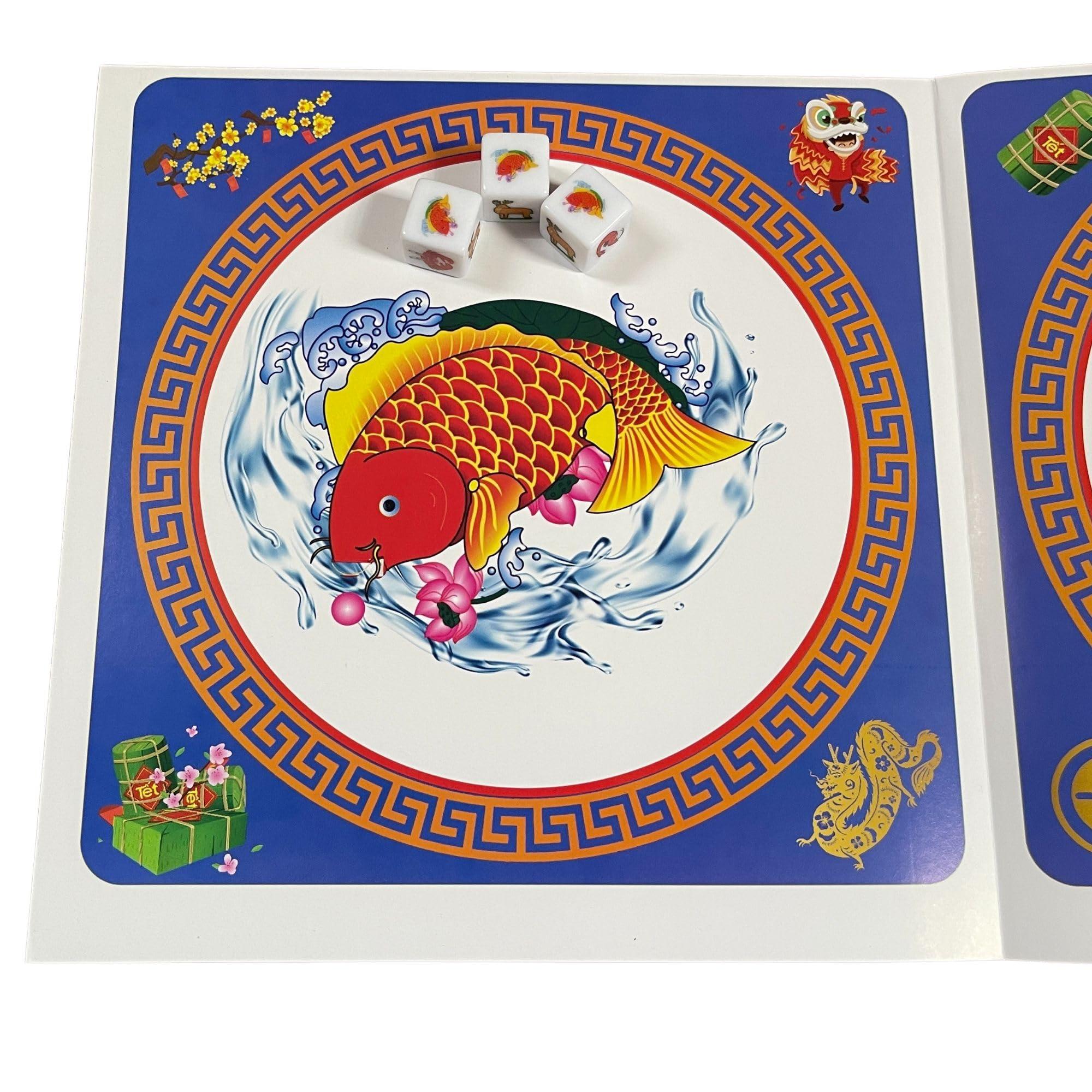 TJ-Store TJ-Store BAU Cua Ca Cop Game Vietnam New Version, TRO Choi dan gian Vietnam. Gift for Vietnamese Friend. Klah Klok Game