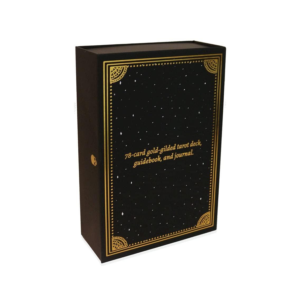 Novelstuffs Novelstuffs The Marigold Tarot Box Set - 78 Gold Gilded Edition Decks, Guidebook and Foil-Stamped Journal - Great Gift for Witch and Tarot Lover