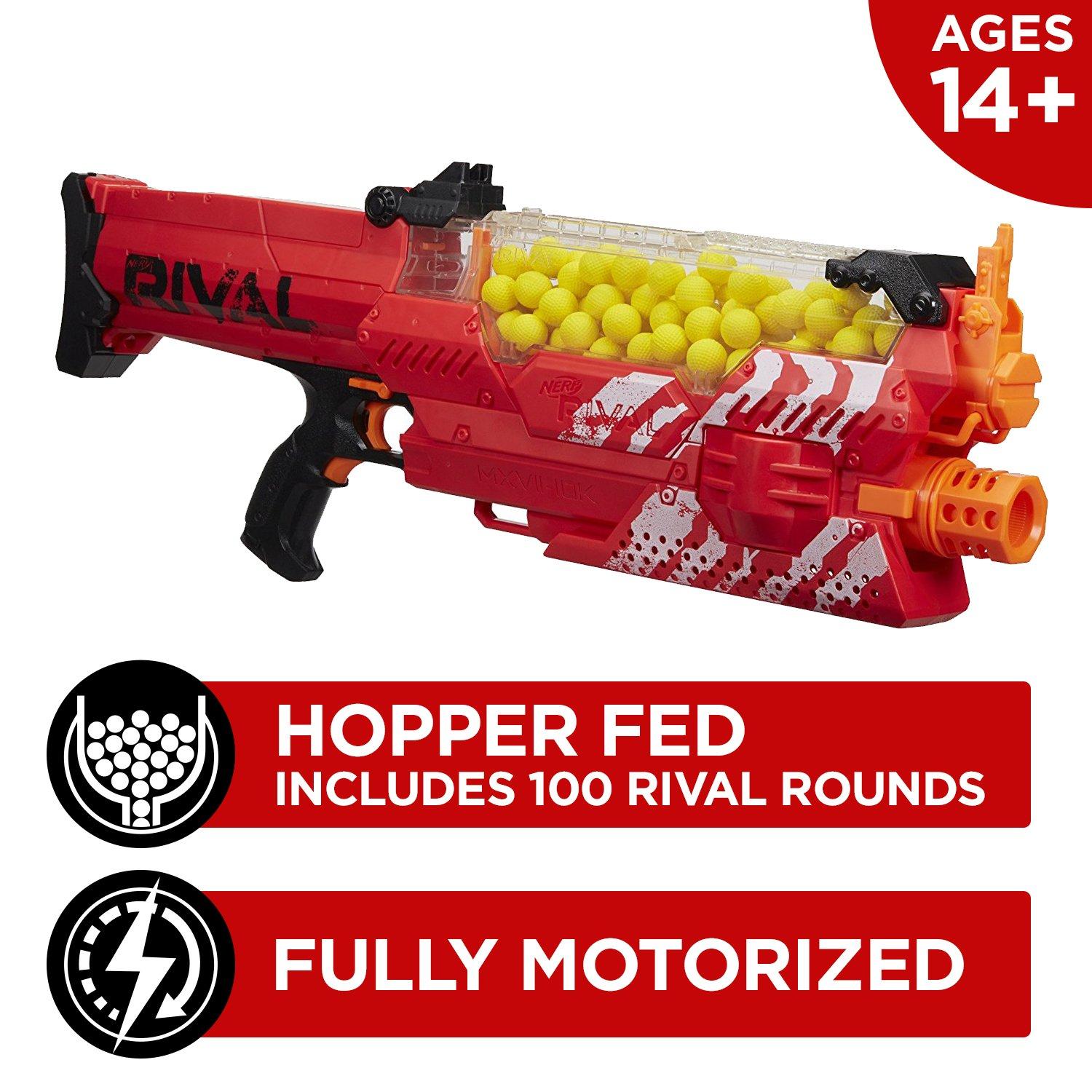 NERF Nerf Rival Nemesis MXVII-10K, Red (Amazon Exclusive)
