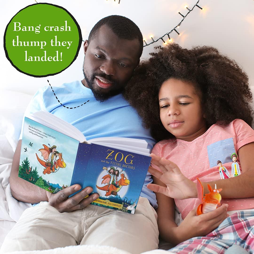 WOW! STUFF WOW! STUFF Zog and The Flying Doctors Story Time Set | Collectable Articulated Character Action Figures | Official Toys and Gifts from The Julia Donaldson Books, TV and Animation Movie Series