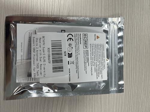 BETAFPV BETAFPV SuperD ExpressLRS 2.4GHz V3.0 Diversity Receiver with Two Antennas TXCO Tech Long Range Performance Support CRSF Protocol Compatible with FPV Drone Freestyle and Fixed-Wing Aircraft