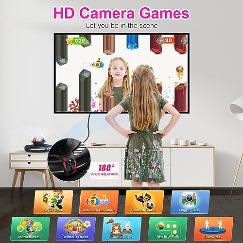 FWFX FWFX Dance Mat for Adults and Kids, Double User Wireless Dance Pad Game for TV, Plug and Play Electronic Dance Mats with Smart Camera, Exercise Dancing Mat for Family Games, Birthday Gifts Ideas