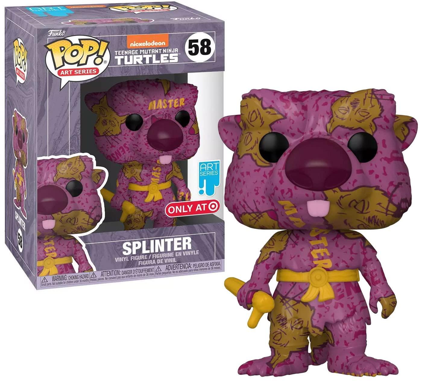 Funko Splinter Artist Series Teenage Mutant Ninja Turtles Funko Pop! Vinyl Figure with Pop! Protector - Exclusive