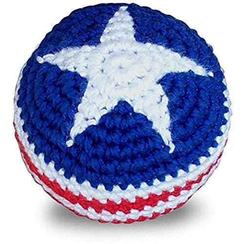World Footbag World Footbag USA Flag Hacky Sack Footbag