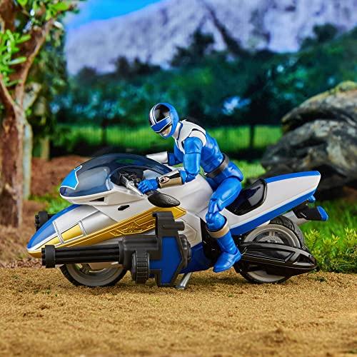 Power Rangers Power Rangers Lightning Collection Time Force Blue Ranger and Vector Cycle Action Figures with Accessories, Ages 4 and Up, Collectible Toys