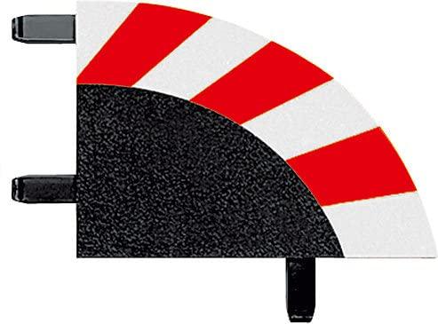 Carrera Carrera 20020566 Outside Shoulder high banked Curve 3/30 (6), end Piece (2) Slot Car Track Accessory