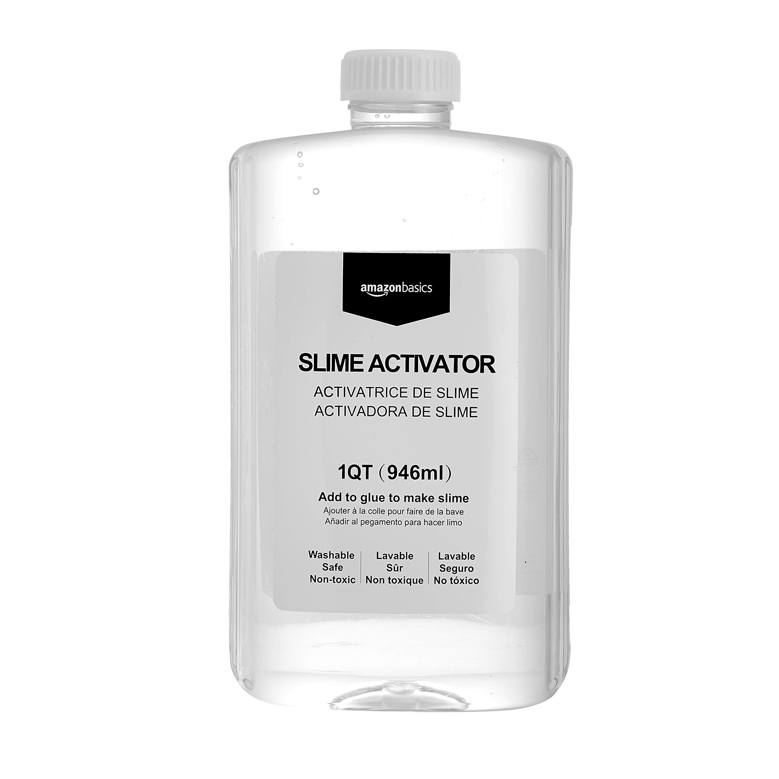 Amazon Basics Amazon Basics Slime Activator Solution 1 QT (946ml), Baking Soda, Transparent