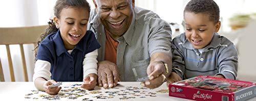 YouTheFan YouTheFan NCAA Ohio State Buckeyes Retro Series Puzzle - 500 Pieces, Team Colors, Large