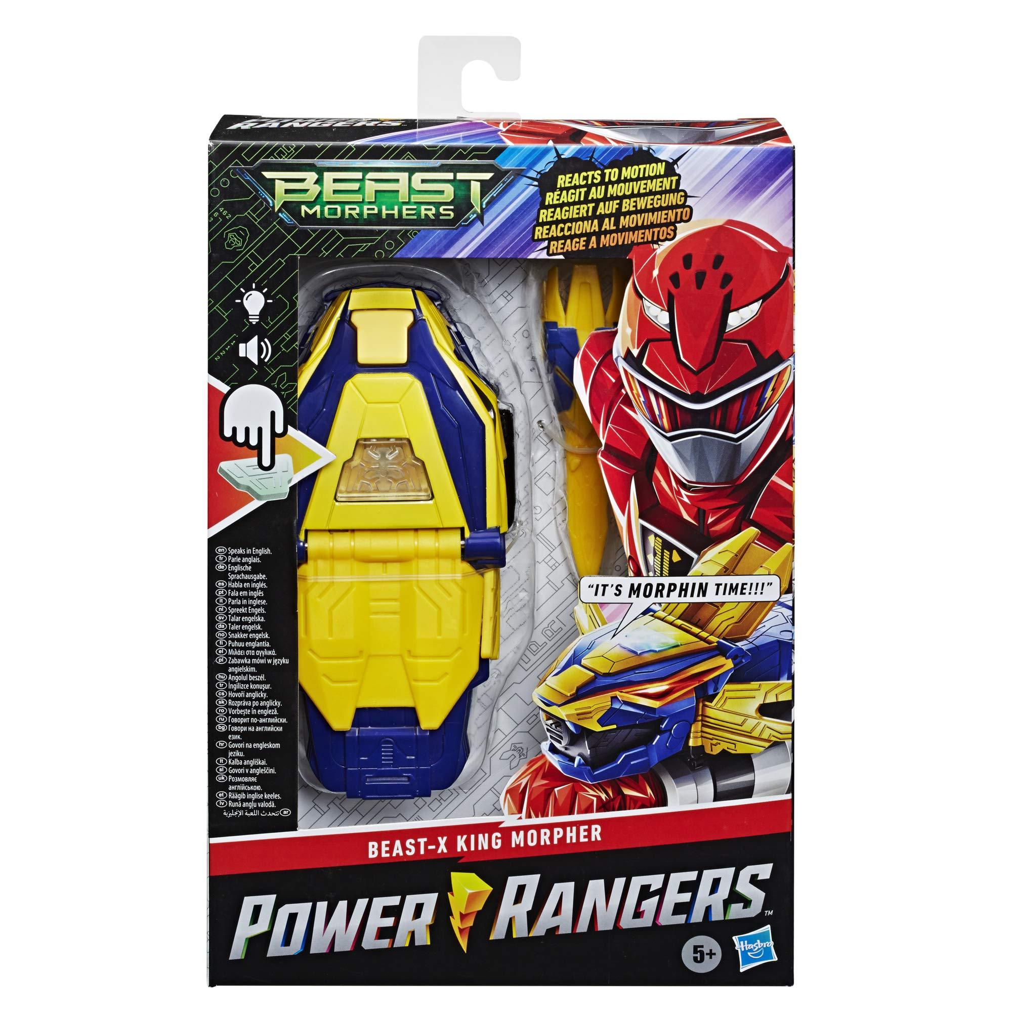 Power Rangers Power Rangers Beast Morphers Beast-X King Morpher Electronic Roleplay Toy Motion Reactive Lights and Sounds Inspired by The TV Programme