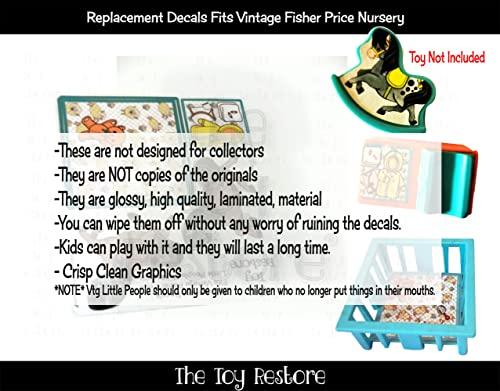 The Toy Restore The Toy Restore Replacement Stickers Fits Fisher Price Little People Nursery House